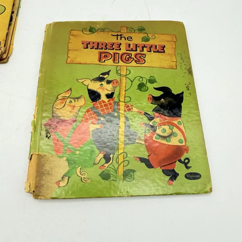 Vintage Three Little Pigs, Snooty, Sleeping Beauty Set